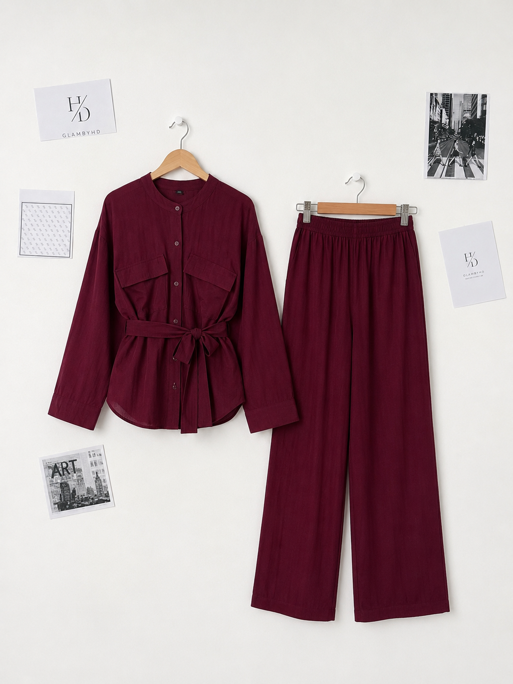 Red velvet linen
